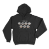 BTS Swim Chibi Heads Unisex Hoodie Black