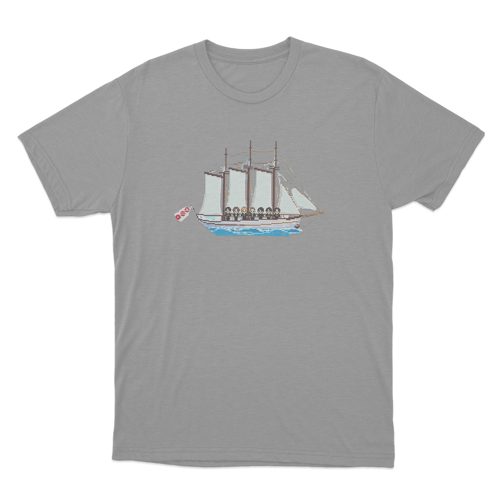 BTS Swim Pixel Unisex T Shirt Grey BTS Swim Pixel Unisex T Shirt Grey
