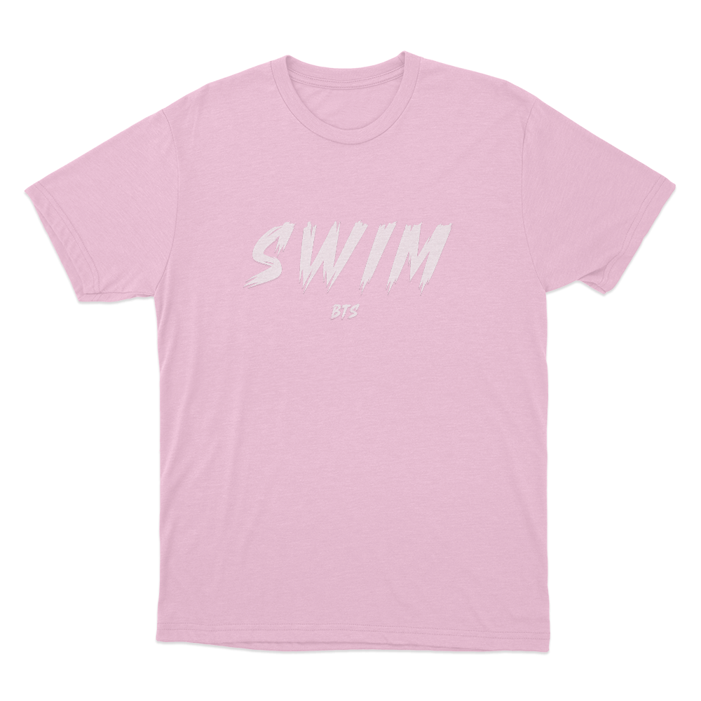 Keep Swimming Logo Unisex T Shirt Pink Keep Swimming Logo Unisex T Shirt Pink