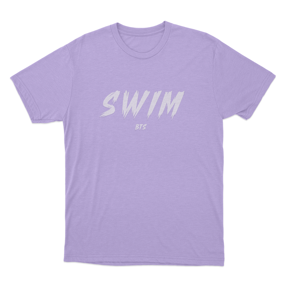 Keep Swimming Logo Unisex T Shirt Purple Keep Swimming Logo Unisex T Shirt Purple