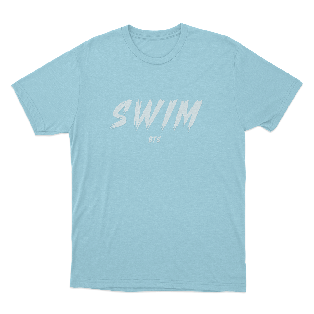 Keep Swimming Logo Unisex T Shirt Sky Blue Keep Swimming Logo Unisex T Shirt Sky Blue
